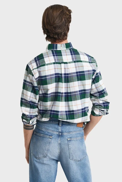 Чоловіча картата сорочка REG CLASSIC OXFORD CHECK Gant XL 3250147 - Фото 3 Чоловіча картата сорочка REG CLASSIC OXFORD CHECK Gant XL 3250147 - изображение 3