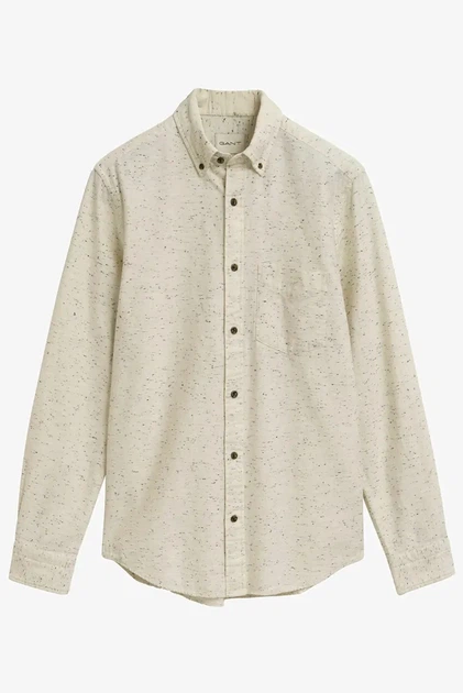 Чоловіча біла сорочка FLANNEL Gant M 3250247 - изображение 6