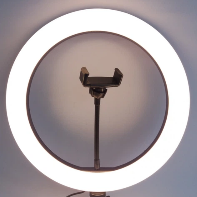 Кольцевая LED-лампа 30 см с креплением для телефона Ring Fill Light QX-300 (см11927) - Фото 3 Кольцевая LED-лампа 30 см с креплением для телефона Ring Fill Light QX-300 (см11927) - изображение 3