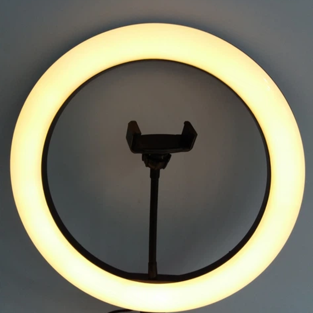 Кольцевая LED-лампа 30 см с креплением для телефона Ring Fill Light QX-300 (см11927) - Фото 4 Кольцевая LED-лампа 30 см с креплением для телефона Ring Fill Light QX-300 (см11927) - изображение 4
