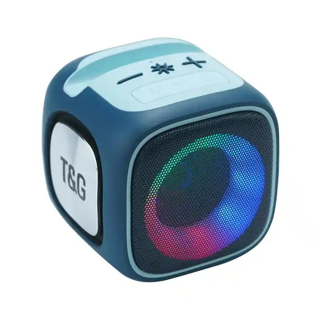 Bluetooth колонка с RGB подсветкой подставкой для телефона от USB (см11921) - изображение 8
