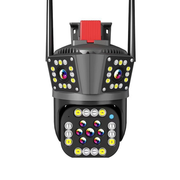 Камера видеонаблюдения WiFi для дома 360° с тремя объективами PTZ 3L-V33 (см11862) - Фото 3 Камера видеонаблюдения WiFi для дома 360° с тремя объективами PTZ 3L-V33 (см11862) - изображение 3