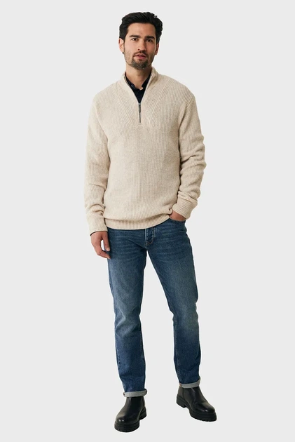 Чоловіча бежева кофта Mexx XL MF006601943M - Фото 2 Чоловіча бежева кофта Mexx XL MF006601943M - изображение 2