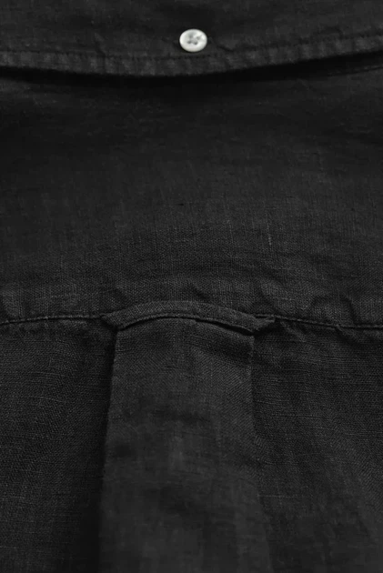 Чоловіча чорна лляна сорочка REG GMNT DYED LINEN SHIRT Gant XL 3240120 - зображення 4