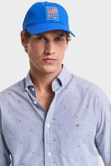 Чоловіча сорочка з візерунком REG SAILING FIL COUPE SHIRT Gant XL 3250036 - Фото 4 Чоловіча сорочка з візерунком REG SAILING FIL COUPE SHIRT Gant XL 3250036 - изображение 4