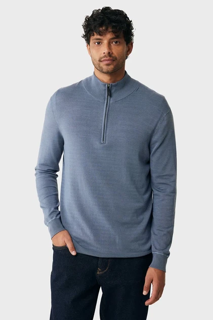 Чоловіча блакитна кофта JAMES Mexx XL MF006600643M - Фото 1 Чоловіча блакитна кофта JAMES Mexx XL MF006600643M - зображення 1