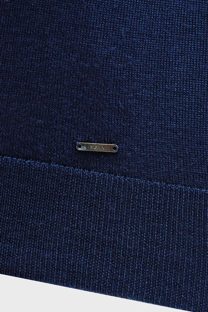 Чоловічий темно-синій вовняний джемпер ARTHUR Basic merino wool sweat Mexx M MF006601443M - Фото 3 Чоловічий темно-синій вовняний джемпер ARTHUR Basic merino wool sweat Mexx M MF006601443M - изображение 3