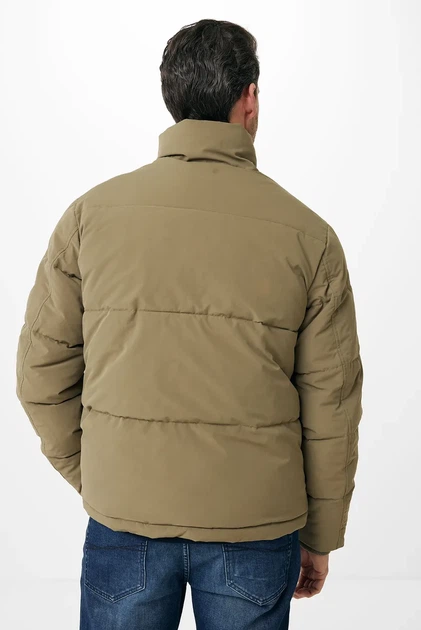 Чоловіча оливкова куртка Mexx S NM1135036M - изображение 3