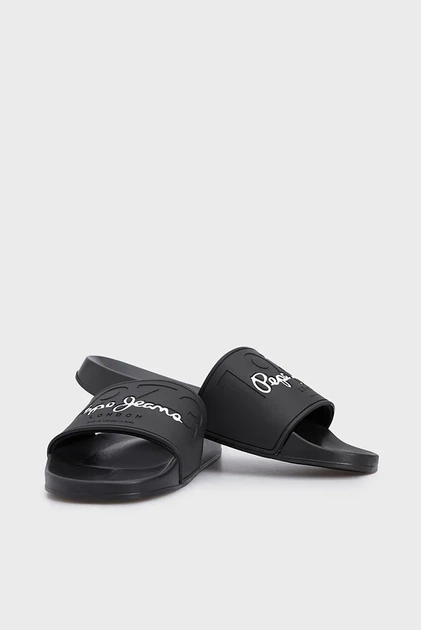 Чоловічі чорні слайдери SLIDER YOUNG Pepe Jeans 43 PMS70147 - изображение 2