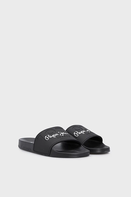 Чоловічі чорні слайдери SLIDER YOUNG Pepe Jeans 43 PMS70147 - изображение 3