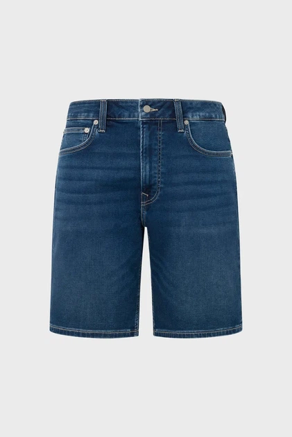 Чоловічі сині джинсові шорти Pepe Jeans 32 PM801085 - изображение 5