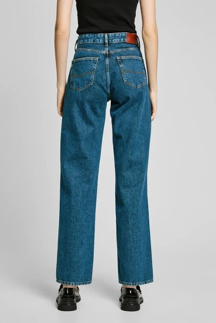 Джинси сині джинси STRAIGHT JEANS HW ROBYN Pepe Jeans 25 PL204901IB72 - зображення 3