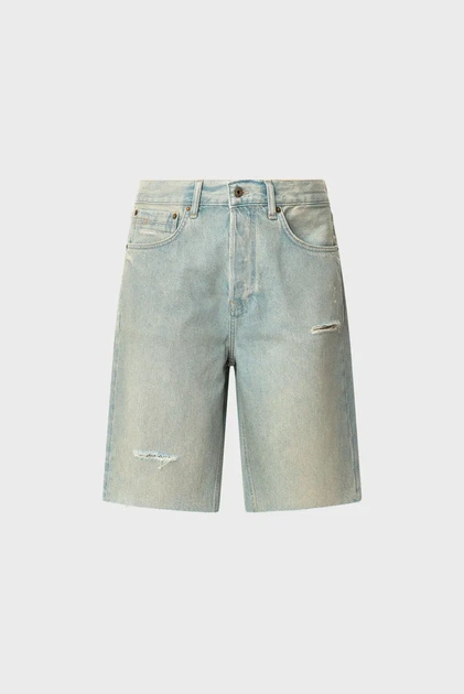 Чоловічі блакитні джинсові шорти BERMUDA SHORT TINT Pepe Jeans 32 PM801171 - зображення 4