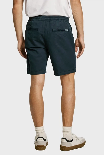 Чоловічі темно-сині лляні шорти RELAXED LINEN SMART Pepe Jeans 32 PM801093 - Фото 3 Чоловічі темно-сині лляні шорти RELAXED LINEN SMART Pepe Jeans 32 PM801093 - зображення 3