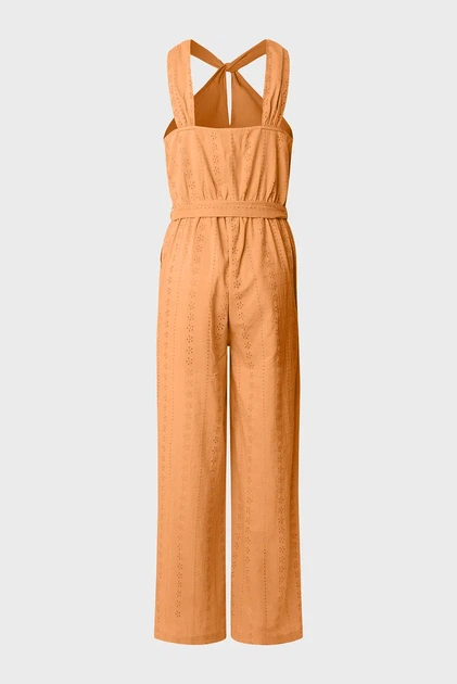 Жіночий помаранчевий комбінезон EDITH Pepe Jeans XS PL230514 - Фото 6 Жіночий помаранчевий комбінезон EDITH Pepe Jeans XS PL230514 - изображение 6