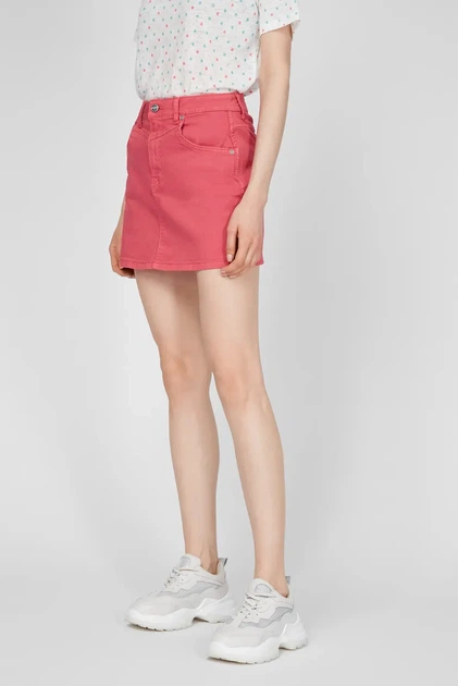 Жіноча малинова джинсова спідниця RACHEL Pepe Jeans L PL900877YC8 - изображение 3