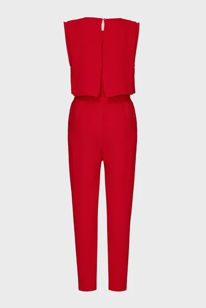 Жіночий червоний комбінезон JULIA Pepe Jeans S PL230384 - изображение 6