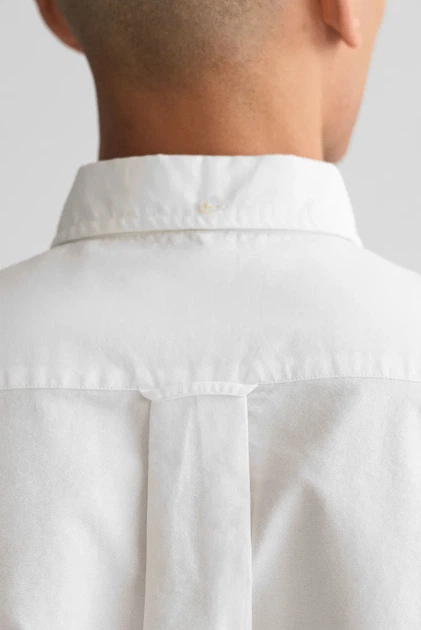 Чоловіча біла сорочка REG OXFORD SHIRT Gant S 3000200 - Фото 4 Чоловіча біла сорочка REG OXFORD SHIRT Gant S 3000200 - изображение 4