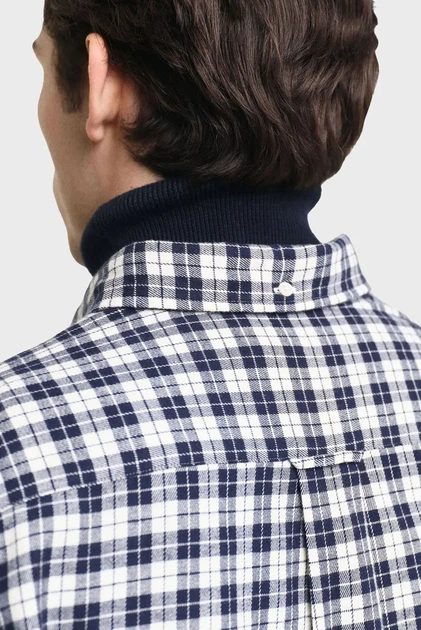 Чоловіча картата сорочка REG FLANNEL CHECK Gant S 3240217 - Фото 5 Чоловіча картата сорочка REG FLANNEL CHECK Gant S 3240217 - изображение 5