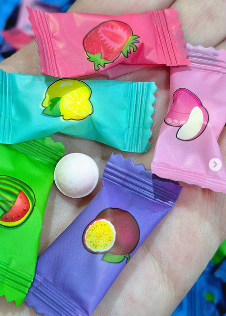 Фруктові цукерки Fruit Flavored Candy, 500 г, карамельні жувальні, асорті смаків без цукру - зображення 4
