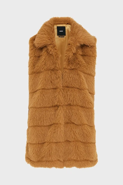 Жіночий рудий жилет Mexx S MF006401843W - изображение 5
