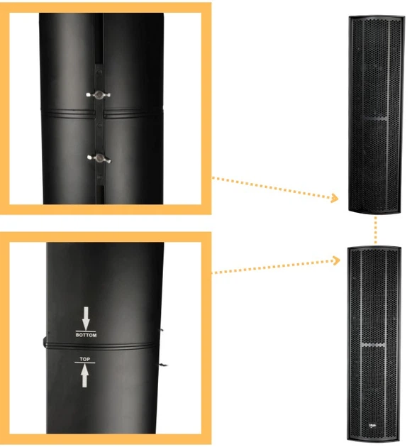 Aktywny system nagłośnieniowy V-Tone BOOSTER 760W RMS wzmacniacz DSP 2x1000W (5908249823860) - obraz 8