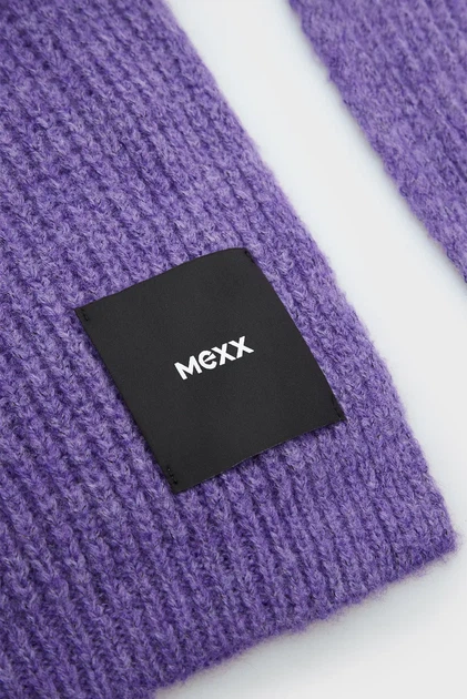 Жіночий фіолетовий шарф Mexx OS CB0116036W - изображение 3