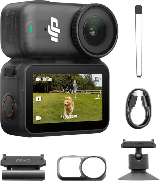 Экшн-камера DJI Osmo Nano 64GB / 12 МП / 4K / 120fps / Wi-Fi / Влагозащитная / Черная (101633390) - Б/У - Фото 1 Экшн-камера DJI Osmo Nano 64GB / 12 МП / 4K / 120fps / Wi-Fi / Влагозащитная / Черная (101633390) - Б/У - изображение 1