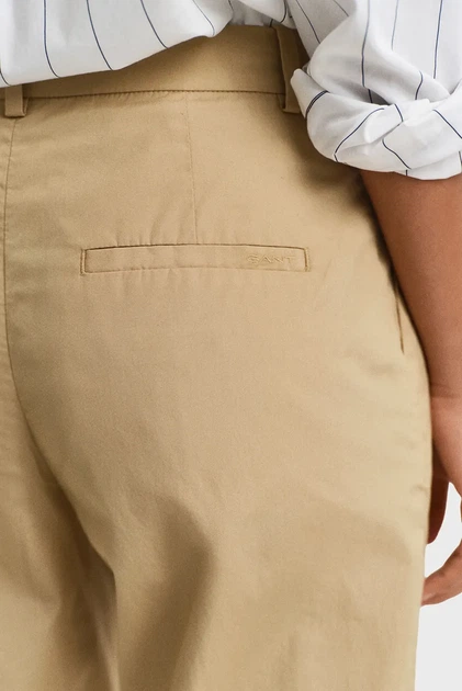 Жіночі бежеві штани LIGHTWEIGHT CHINOS Gant 34 4150345 - зображення 4