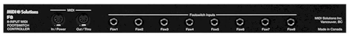 Перемикач ножний MIDI Solutions F8 - зображення 2