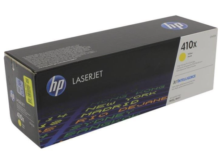 Картридж HP 410X LJ Pro M452dn/nw M477fdn/fdw/fnw Yellow (CF412X) - Фото 2 Картридж HP 410X LJ Pro M452dn/nw M477fdn/fdw/fnw Yellow (CF412X) - зображення 2