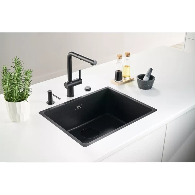 Кухонна мийка Franke MRG 110-52 125.0699.228 Black Edition чорний матовий - зображення 5