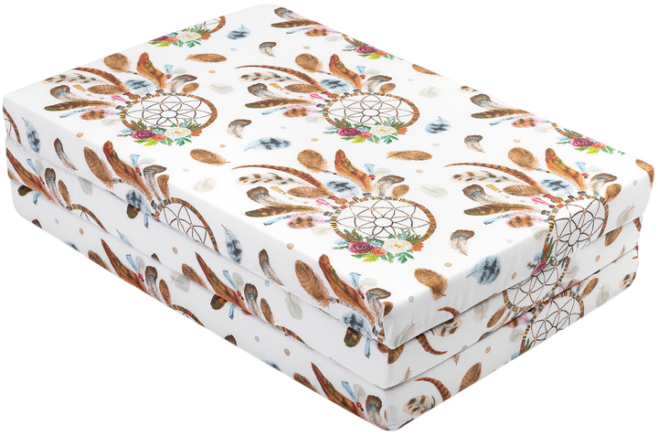 Materac Sensillo Supreme Łapacze snów turystyczny 120x60x5 cm (5903076307408) - obraz 2