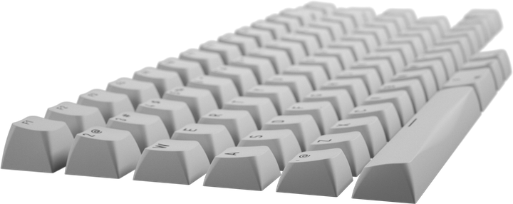 Набір кейкапів Hator OMA profile PBT keycap set, US, A-part, ANSI/ISO White (HTS511) - зображення 3