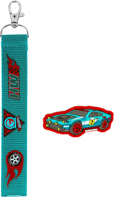 Набір: бейдж Kite Hot Wheels на липучці та підвіска 2 шт (HW26-3010) - Фото 2 Набір: бейдж Kite Hot Wheels на липучці та підвіска 2 шт (HW26-3010) - зображення 2