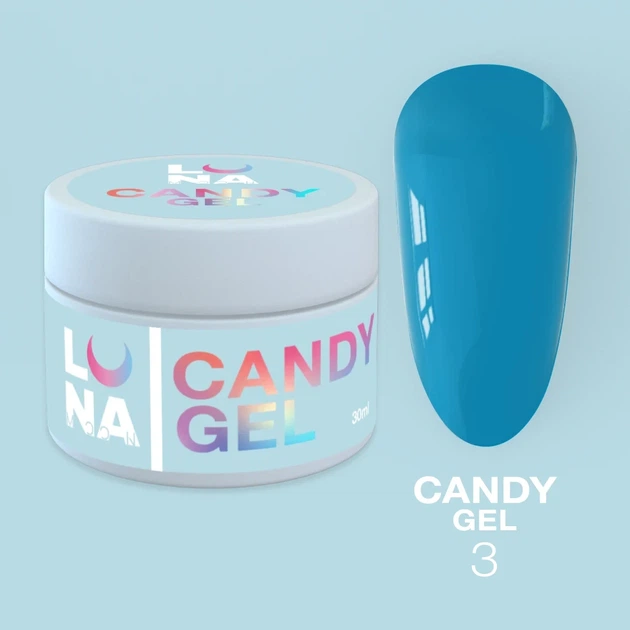 Luna Moon Гель для нарощування Candy Gel №3 15ml - Фото 1 Luna Moon Гель для нарощування Candy Gel №3 15ml - изображение 1