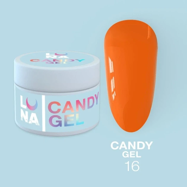 Luna Moon Гель для нарощування Candy Gel №16 15ml - Фото 1 Luna Moon Гель для нарощування Candy Gel №16 15ml - изображение 1