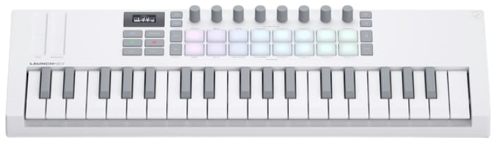 MIDI-клавіатура Novation Launchkey Mini 37 MK4 Біла - зображення 2