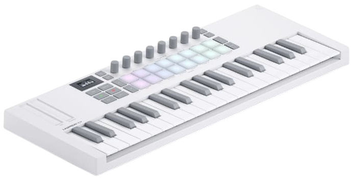 MIDI-клавіатура Novation Launchkey Mini 37 MK4 Біла - зображення 3