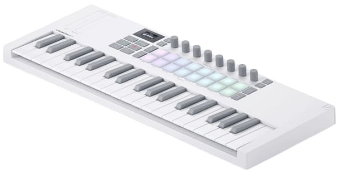 MIDI-клавіатура Novation Launchkey Mini 37 MK4 Біла - зображення 4