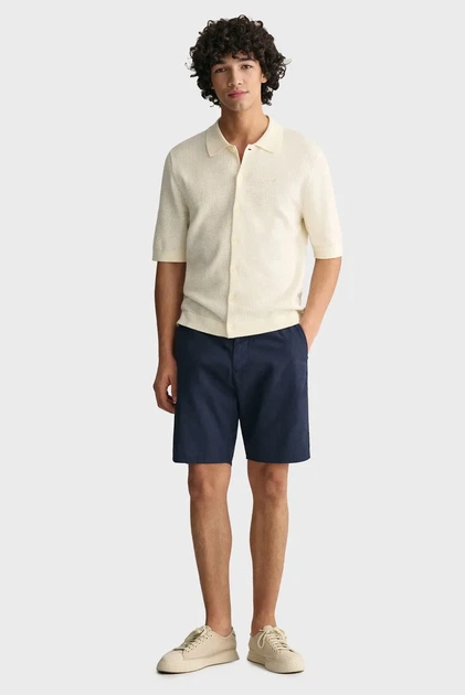 Чоловічі темно-сині шорти RELAXED Gant 31 205074 - изображение 2