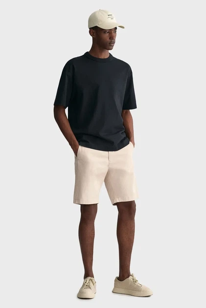 Чоловічі бежеві шорти SLIM TWILL Gant 30 205067 - Фото 3 Чоловічі бежеві шорти SLIM TWILL Gant 30 205067 - изображение 3