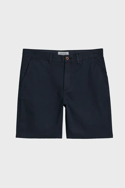 Чоловічі темно-сині шорти REG DOBBY CHINO SHORTS Gant 32 205507 - Фото 1 Чоловічі темно-сині шорти REG DOBBY CHINO SHORTS Gant 32 205507 - изображение 1
