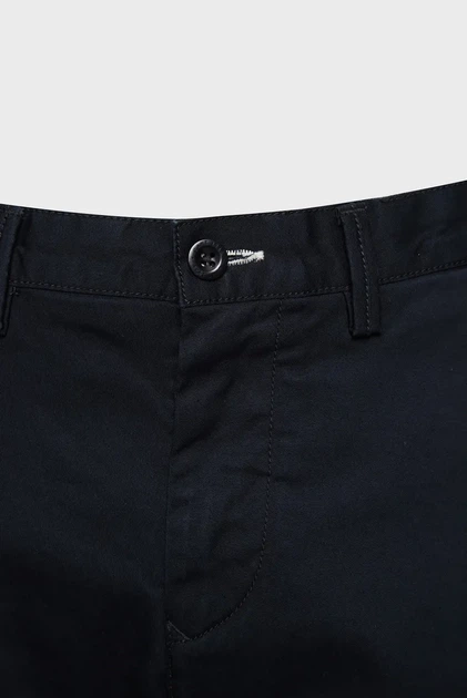 Чоловічі чорні шорти SLIM TWILL SHORTS Gant 33 205067 - изображение 3