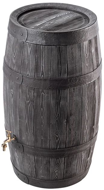 Zbiornik na deszczówkę Kadax Talais 250 L + zestaw przyłączeniowy Brązowy (5906638304006) - obraz 3