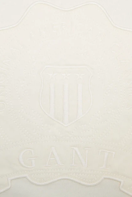 Чоловіча біла футболка EMBROIDERED Gant L 2003368 - Фото 3 Чоловіча біла футболка EMBROIDERED Gant L 2003368 - изображение 3