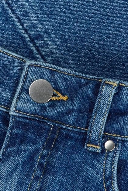 Жіночі сині джинси CROPPED WIDE Gant 27 4100183 - Фото 6 Жіночі сині джинси CROPPED WIDE Gant 27 4100183 - изображение 6