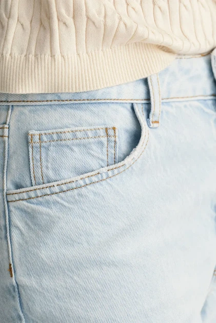 Жіночі блакитні джинси STRAIGHT RIGID JEANS Gant 27 4100225 - Фото 4 Жіночі блакитні джинси STRAIGHT RIGID JEANS Gant 27 4100225 - изображение 4