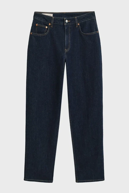 Жіночі темно-сині джинси STRAIGHT STRETCH Gant 25-32 4100304 - изображение 7