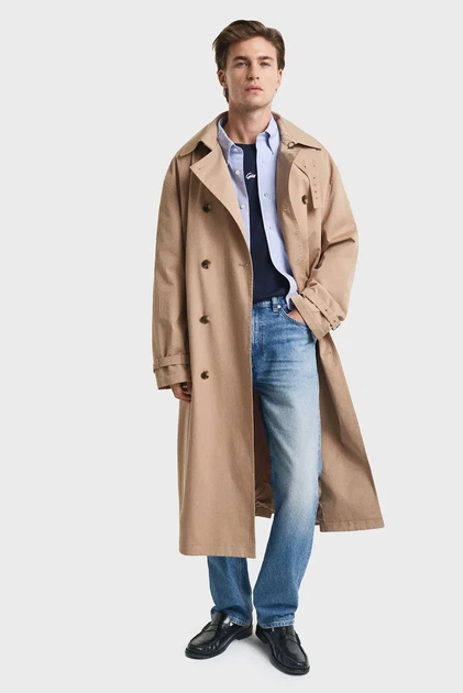 Чоловіча темно-синя футболка SMALL GRAPHIC Gant M 2003343 - изображение 2